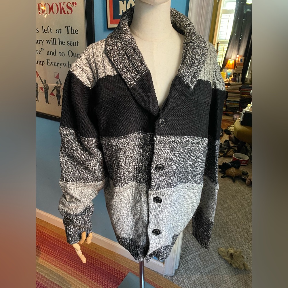 Shawl neck cardigan new Projeckraw
